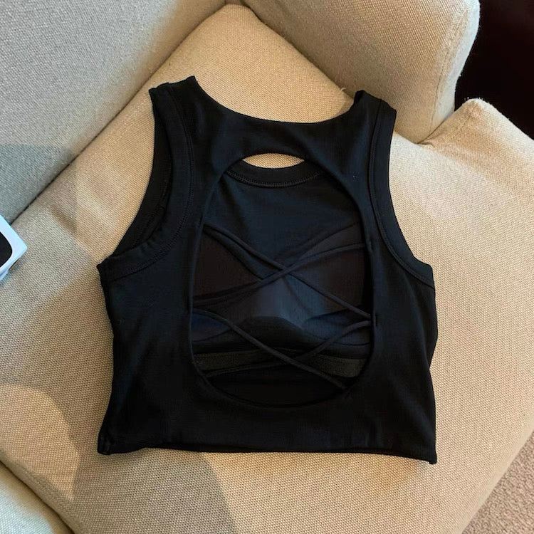 Milan EdgeCross Built-In Bra Top